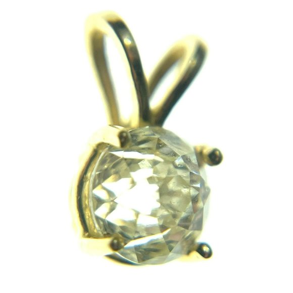 Modified Briolette Cut Diamond Solitaire Pendant 1ct - Picture 13 of 16